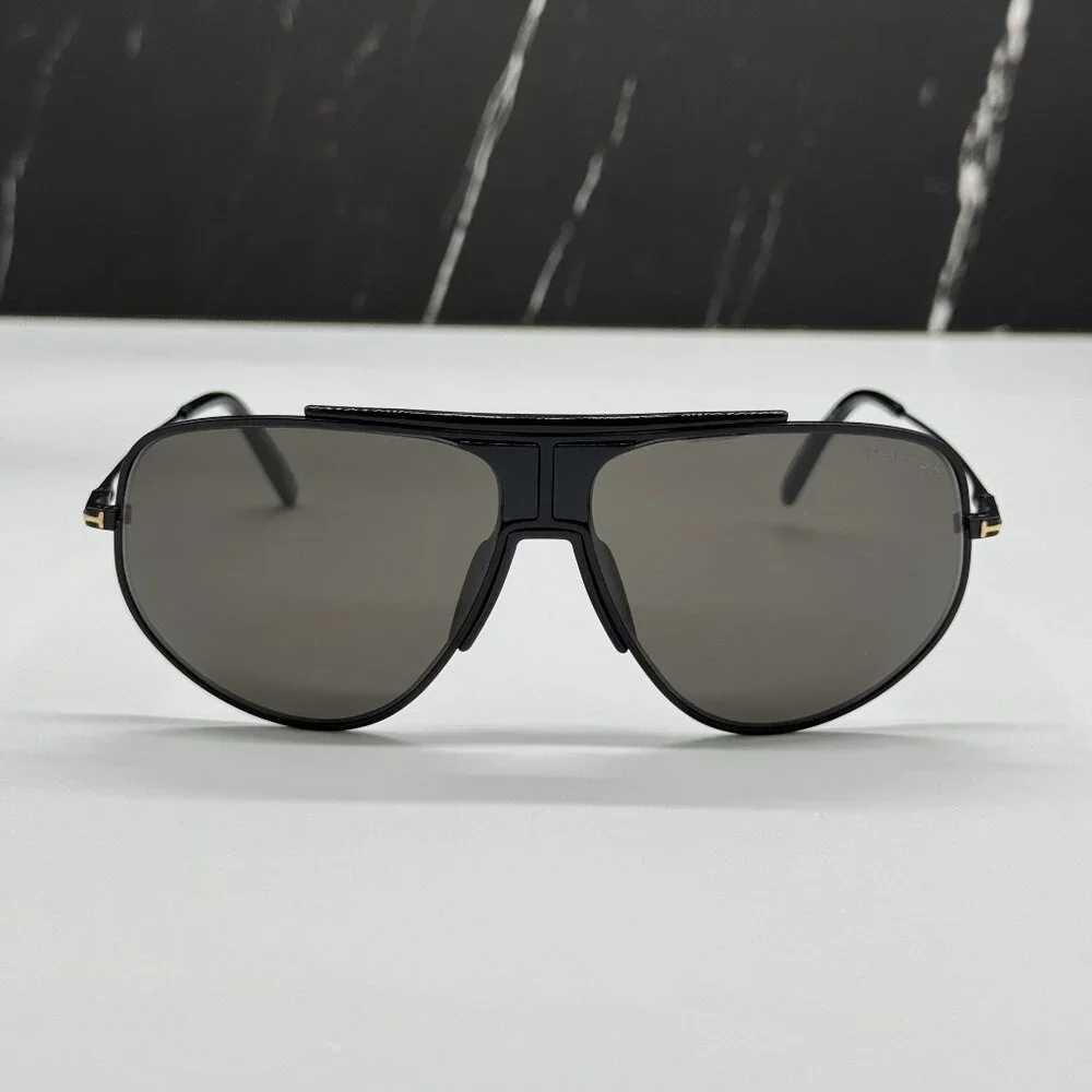 NEW TOM FORD ADDISON TF928 02A BLACK MEN SUNGLASSES TOM FORD FT0928 02A